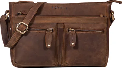 Produktbild von ROYALZ "Dakota" Vintage Schultertasche Damen Leder kleine Umhängetasche Crossbody Bag - Umhänge Ledertasche Handtasche Damentasche Echt-Leder Elegant