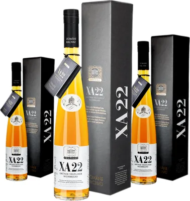 Produktbild von 3 x Domäne Wachau Grüner Veltliner Weinbrand XA22