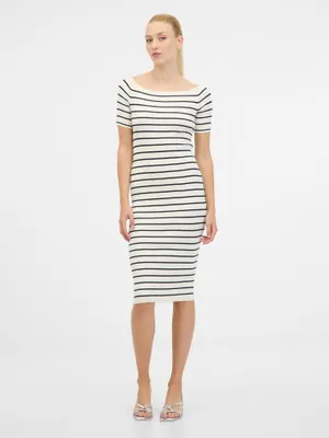 Produktbild von Orsay Cremefarbenes Midikleid für Damen 1000819044000__S