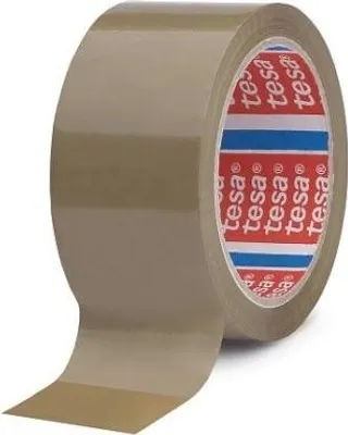 Zdjęcie produktu dla Taśma pakowa klejąca TESA Solvent brązowa 50mm/66m