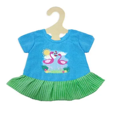 Produktbild von Heless Puppenkleid Flamingo - Babypuppe Kleidung 28-35 cm Fair Trade