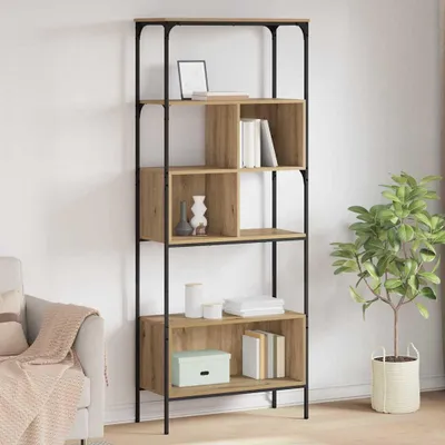 Image de Maison Exclusive - Bibliothèque à 7 étagères, dimensions : 76 x 33 x 188,5 cm, en panneaux de particules
