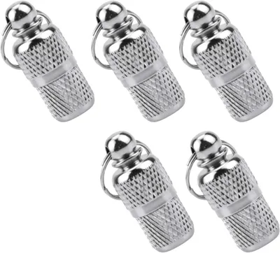 Productafbeelding van Huisdier ID Tags - Hond Kat Penning - Veiligheid Huisdier - Roestvrij Messing - 5 Stuks - Zilver