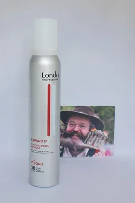 Produktbild von Londa Professional Expand It Schaumfestiger Mousse starker Halt Stärke 2 Hitzeschutz 200 ml
