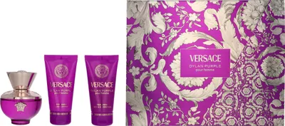 Produktbild von Versace Dylan Purple Geschenkset Eau de Parfum 50ml/Bath & Shower Gel 50ml/Body Lotion 50ml