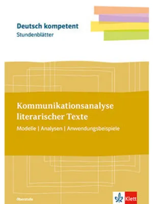 Produktbild von deutsch.kompetent Stundenblätter Kommunikation untersuchen