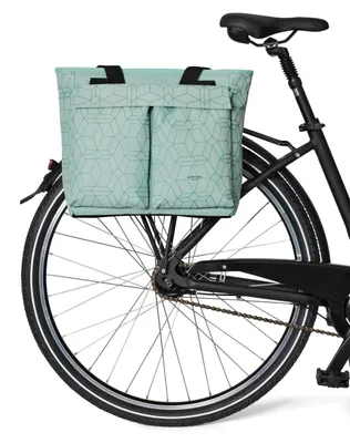 Image de Sac à vélo 2 en 1 et sac bandoulière, fabriqué à partir de matériaux recyclés