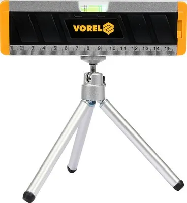 Produktbild von Vorel Laser-Wasserwaage Mini mit Stativ 170Mm 17560