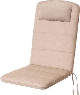 Image de Coussin pour chaise à haut dossier "Antonia" (50×48×73 cm) - 6 cm d'épaisseur | Coussin pour siège, coussin pour siège, coussin pour meubles de jardin | HobbyGarden