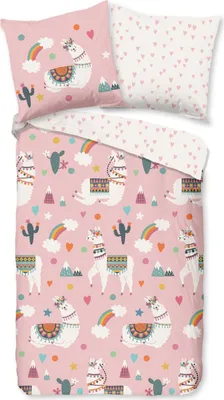 Produktbild von Duvet cover Pure 135x200 + 1* 80x80 cm - llama / alpaca