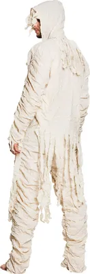 Produktbild von Boland - Erwachsenenkostüm Mumie, für Herren, Overall mit Kapuze, Grusel-Kostüm, Zombie, Halloween, Karneval, Mottoparty