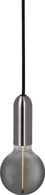 Produktbild von OSRAM Vintage 1906® Pendelleuchte ROUND E27, chrome, max. 25W (LED 15W), E27 Sockel, runder Baldachin, Innenraum-Pendelleuchte, Kombination mit 1906 Vintage-Lampen, Kombination mit smarten Lampen