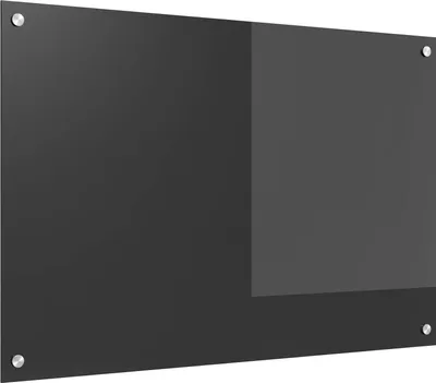 Produktbild von Küchenrückwand Dunkelgrau 90 x 60 cm Gehärtetes Glas