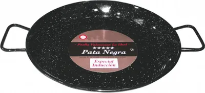 Image de 1 Plat A Paella Special Induction Acier émaillé ø 38 Cm 4 Parts - Autre