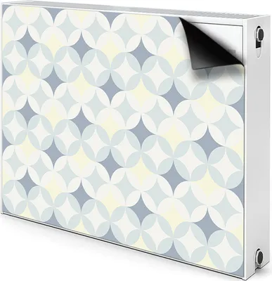 Produktbild von Magnet Radiator Magnet Mat Heizkörperverkleidung Heizkörper-Abdeckung Heizung 100x60 cm - Retro, Muster