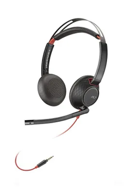 Obrázek produktu pro HP Poly Horní díl Poly Blackwire 5220 3,5mm, Sluchátka s mikrofonem, 138,8 g, Černá