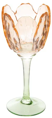 Produktbild von Teelichthalter Glas Tulpenform Romantische Dekoration Vintage Stil