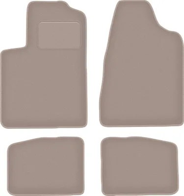 Zdjęcie produktu dla Welurowe dywaniki samochodowe do Chrysler Sebring II sedan (2003-2007) - beżowe dywaniki podłogowe LUX komplet (4 szt.)