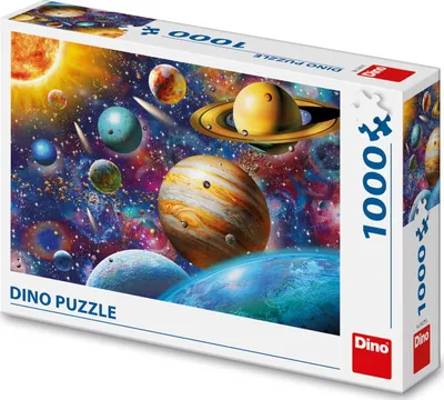 Produktbild von Dino Puzzle 1000 Teile Planeten