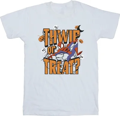 Produktbild von Marvel - "Thwip Or Treat" T-Shirt für Herren BI38308 (S) (Weiß)