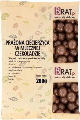 Obrázok produktu pre Pražená cícer v mliečnej čokoláde 200 g