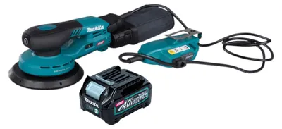 Immagine prodotto di Makita BO 002 CGD1 Levigatrice rotorbitale a batteria 40 V max. 150 mm 5,0 mm di corsa Brushless + 1x batteria ricaricabile 2,5 Ah - senza caricabatteria
