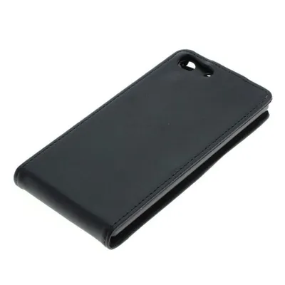 Productafbeelding van OTB tas (kunstleer) voor Sony Xperia M5, flipcase, zwart