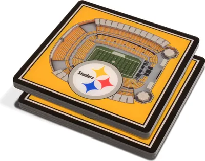 Produktbild von Pittsburgh Steelers 3DStadiumView Untersetzer 2er