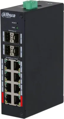 Image de Switch Dahua HS4412-8ET-120 12 Ports 10/100Mbps PoE 4 Ports 1Gbps SFP