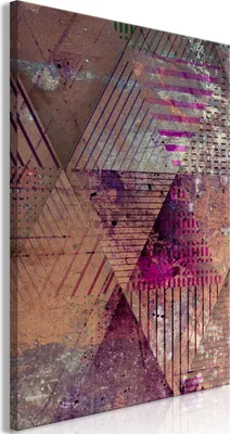 Produktbild von Vlies Leinwandbild - Autumn Abstraction (1 Part) Vertical 40x60 cm Abstrakt n-A-0906-b-a