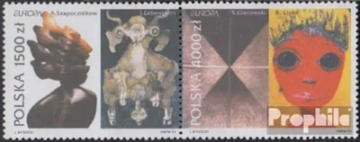 Produktbild von Briefmarken Polen 1993 Mi 3445-3446 Paar (kompl.Ausg.) postfrisch Kunst
