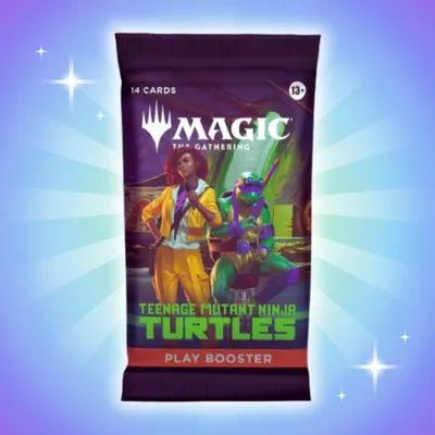 Imagen del producto de 1 paquete de Magic: The Gathering – Teenage Mutant Ninja Turtles | Inglés | 14 cartas + protección de envío Heartforcards®