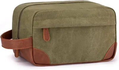 Obrázek produktu pro Kosmetická taška, vodotěsná, rozměry 27x15x12 cm, zelená, vhodná pro služební cesty