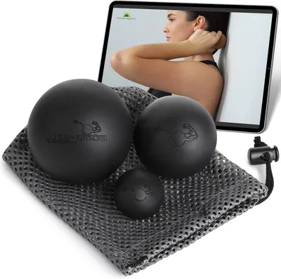 Productafbeelding van Massagebal Set voor Spierontspanning en Triggerpoint-therapie - Perfect voor Zelfmassage en Fasciatraining
