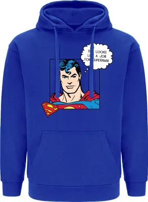 Zdjęcie produktu dla Bluza męska z kapturem Superman 037 DC Niebieski S