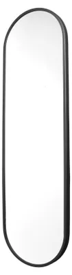Produktbild von LOFT42 Industry Wandspiegel oval - schwarz - Metall - 122x36