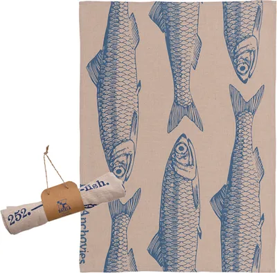 Produktbild von Beigefarbenes Fisch-Geschirrtuch - Batela
