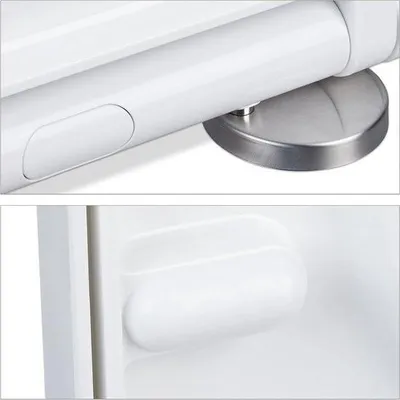 Produktbild von WC-Sitz mit Absenkautomatik, D-Form und Deckel – Universal – Duroplast – Weiß – 375 x 455 cm