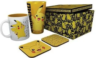 Produktbild von POKEMON - Pck Glass XXL + Mug + 2 Coasters "Pikachu"