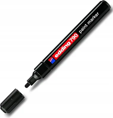 Immagine prodotto di Marcatore industriale Edding 790, lacca, punta tonda, 2-3 mm, nero