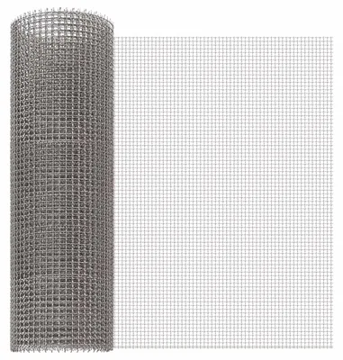 Obrázok produktu pre vidaXL Sieťovina 40 x 200 cm, 3 vrstvy, nerezová oceľ 201, strieborná