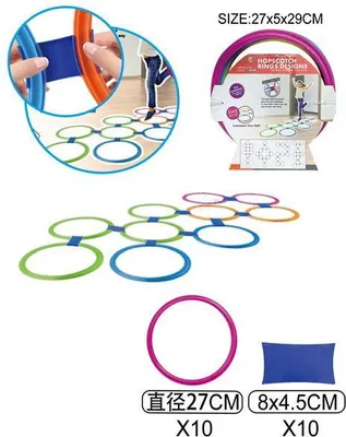 Obrázek produktu pro Skákací kruhy set 10 ks 27 cm