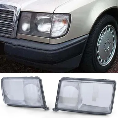 Für Mercedes W124 S124 1989-1993 Scheinwerfer Glas Streuscheibe LINKS + RECHTS in der Farbe von Carparts-Online GmbH