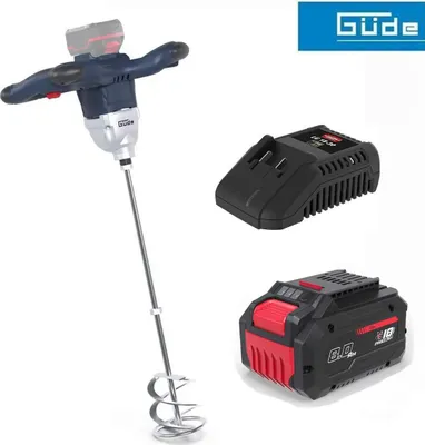 Produktbild von Güde Profi Rührwerk RW 18-801-30 mit Akku 8.0 Ah und Ladegerät 3 A