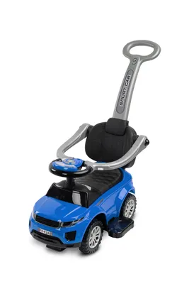 Produktbild von CARETERO Rutschauto mit Schiebestange Rutschfahrzeug Sport Car Kinder - Blau