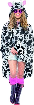 Produktbild von Festival Poncho Kuh Karnevalskostüm Damen Fasching