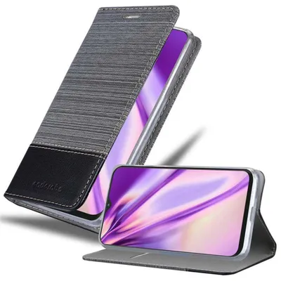 Produktbild von Cadorabo Hülle für Samsung Galaxy A10 / M10 Schutzhülle in Grau Handy Hülle Etui Book Case Cover