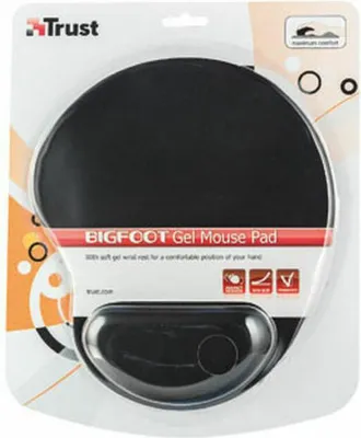 Image de Trust Bigfoot, Noir, 290 g, Microfibre, 255 x 30 x 310 mm, 323 g