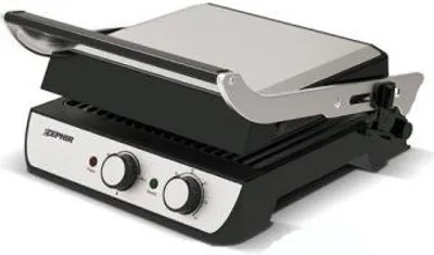 Produktbild von Zephir ZHC657, Schwarz, Grau, Quadratisch, Rost, Scharnier, 2000 W, 220-240 V