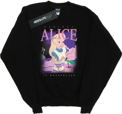 Produktbild von Disney - "Alice in Wonderland" Sweatshirt für Damen BI5567 (S) (Schwarz)